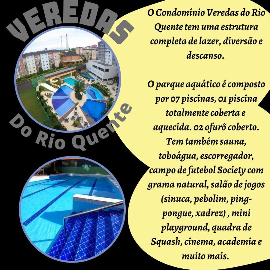 Veredas Rio Quente Flat Exteriör bild