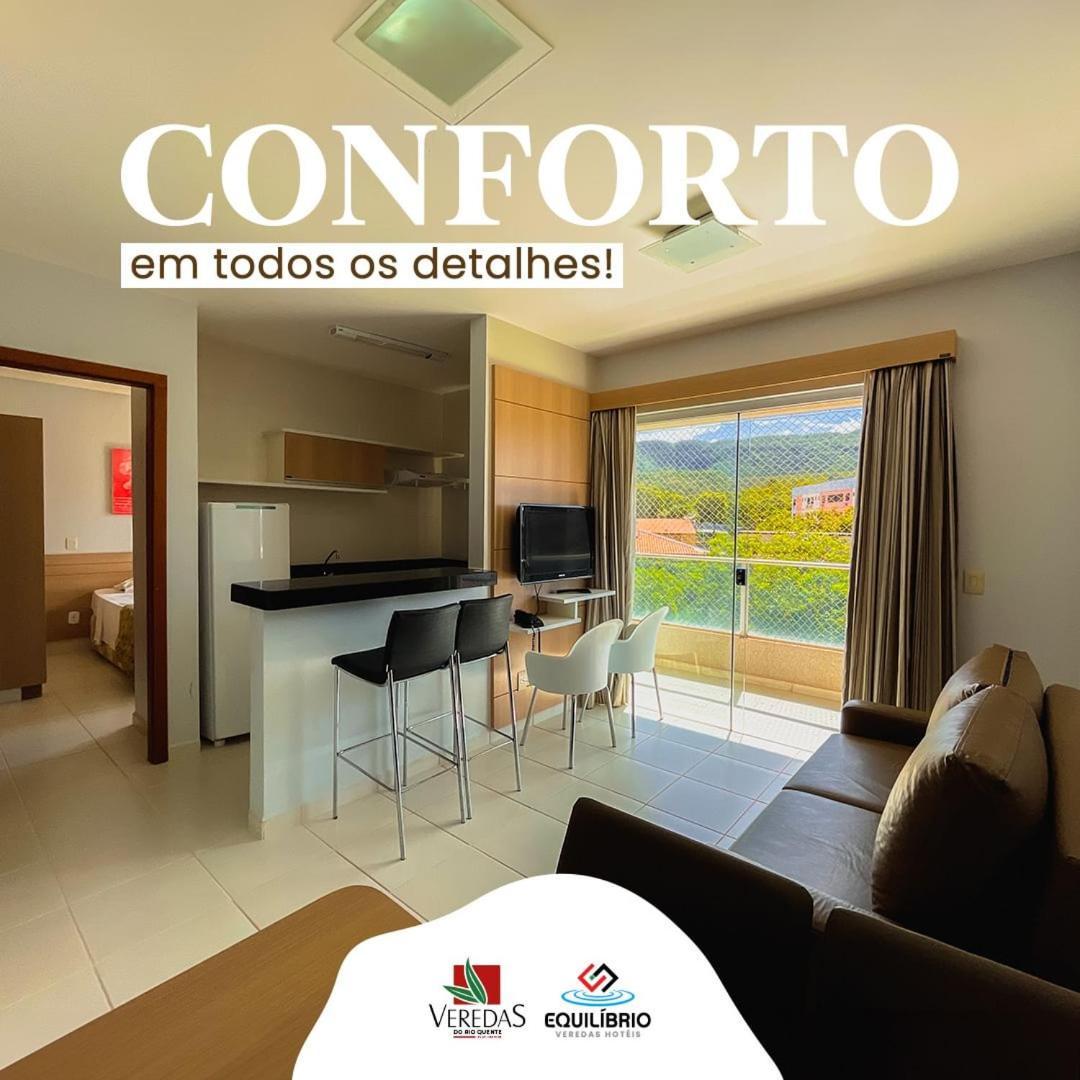 Veredas Rio Quente Flat Exteriör bild